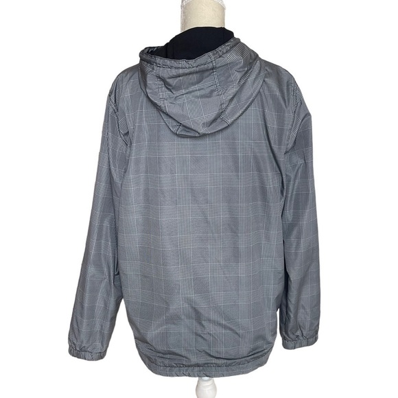 American Eagle Outfitters Men’s Houndstooth Plaid Windbreaker Jacket Size M - Picture 8 of 10